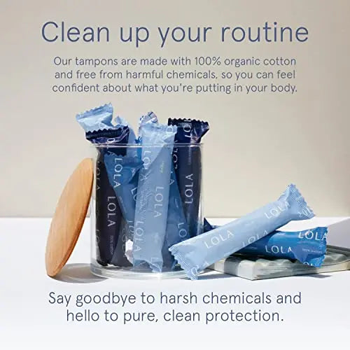 LOLA Organic Cotton Tampons, 60 Count - Super Plus Tampons, Period Feminine Hygiene Products LOLA Au supplements