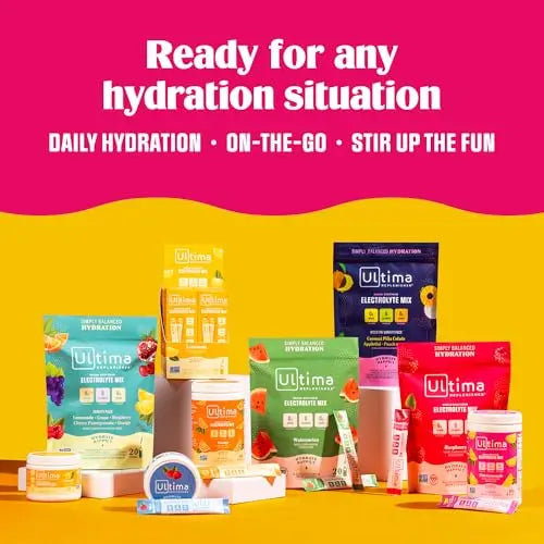 Ultima Replenisher Daily Electrolyte Drink Mix – Watermelon, 30 Servings – Hydration Ultima Replenisher Au supplements