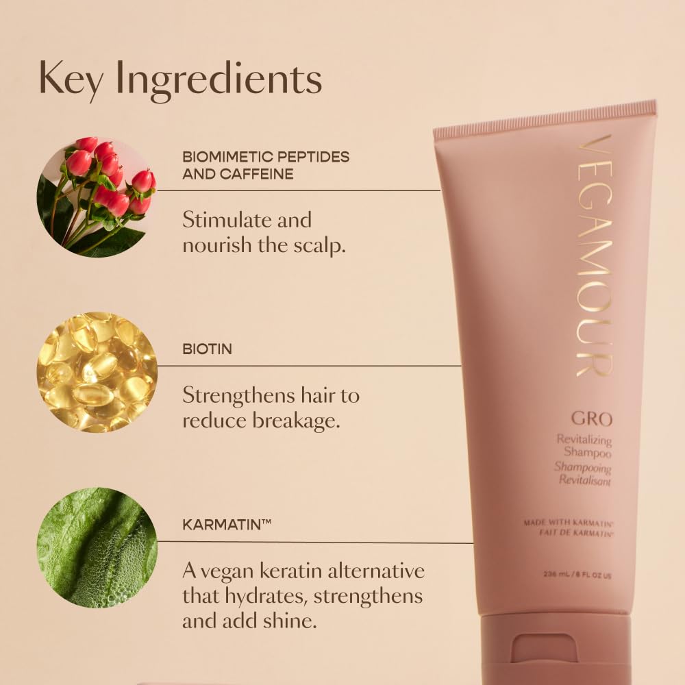 Vegamour The Everyday Kit Includes GRO Revitalizing Shampoo & Conditioner and GRO Dry Shampoo for Thinning Hair VEGAMOUR Au supplements