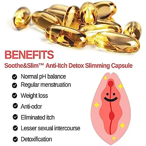 FemiPure Anti-Itch Detox Slimming Capsule Suppository,AnnieCare Instant Anti-Itch Detox tsoneoo Au supplements