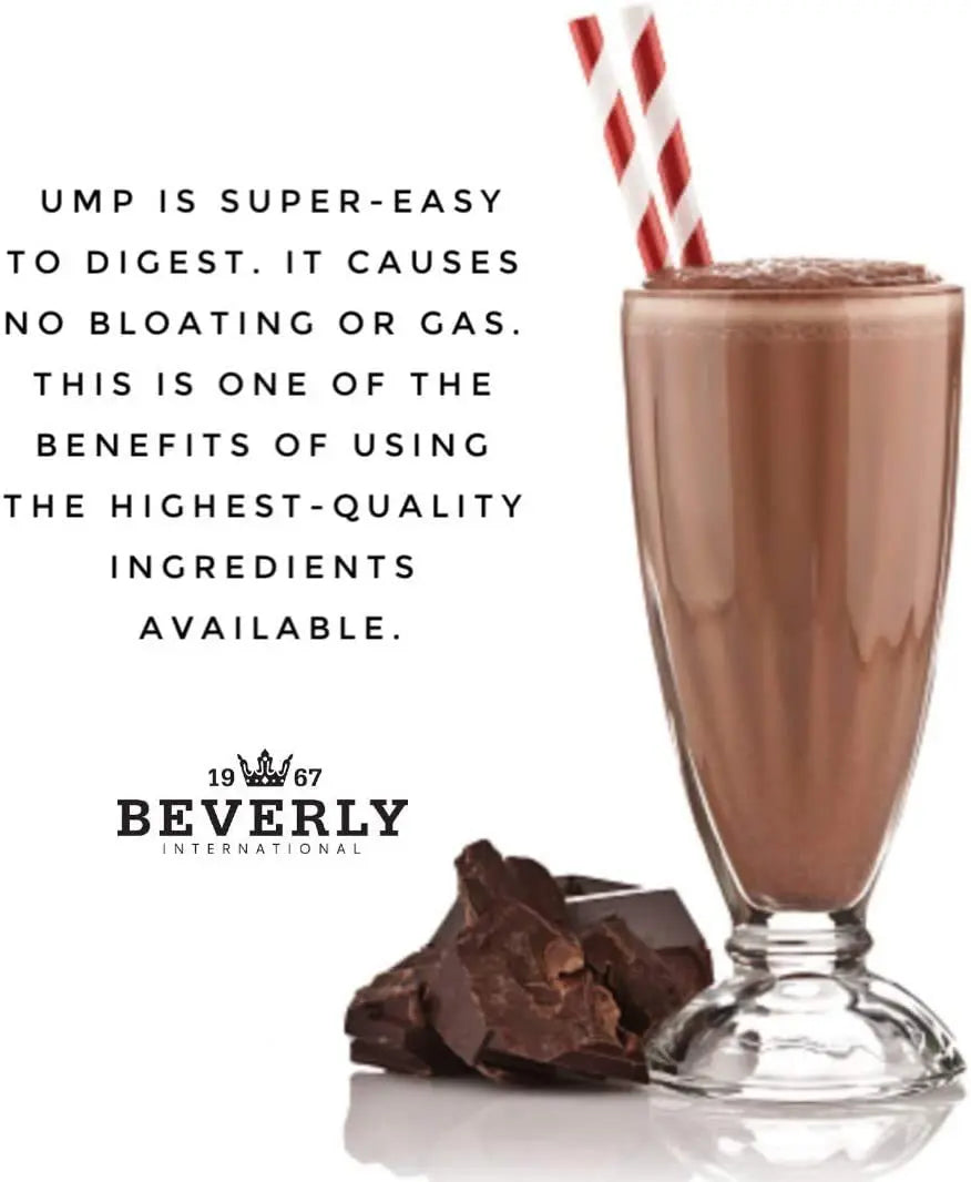Beverly International UMP Protein Powder, Chocolate. Unique Whey-Casein Ratio Builds Lean Muscle. Easy to Digest. No Bloat. (32.8 oz) 2lb .8 oz Beverly International Au supplements