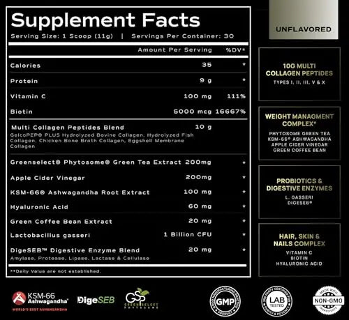 Super Collagen Burn - Premium Collagen Powder for Women Weight & Beauty w. Apple C Vinegar TERRA ELMNT Au supplements