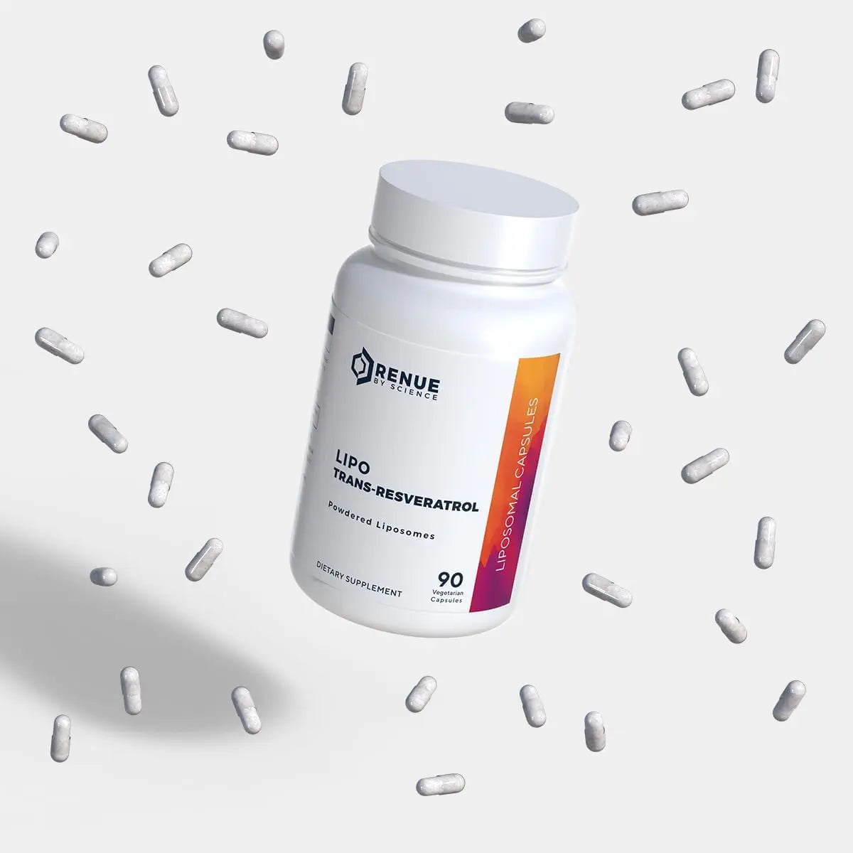 Renue By Science Resveratrol | High Strength Liposomal Resveratrol Supplement | 90 Trans Resveratrol Capsules - 125mg Reservatrol per Serving | Non-GMO | Made in The USA Third-Party Tested Renue By Science Au supplements