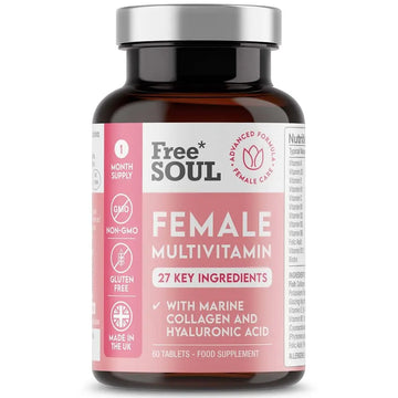 Women's Multivitamins and Minerals with Collagen & Hyaluronic Acid - 27 Essential Free Soul Au supplements