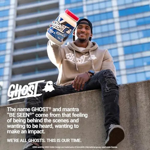 GHOST Whey Protein Powder, Oreo - 2LB Tub, 25G of Protein - Cookies & Cream Flavored GHOST Au supplements