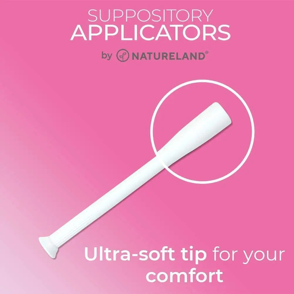 Natureland [40 Count Boric Acid Suppositories 600mg w/ [20 Pack] Vaginal Applicator - Feminine Care Natureland Au supplements