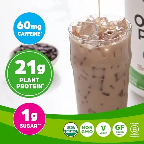 Orgain Organic Vegan Protein Powder, Iced Coffee - 21g Plant Based Protein, Gluten Free Orgain Au supplements