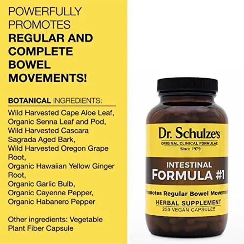 Dr. Schulze's Intestinal Formula #1 | All Natural Bowel Cleanse | Promotes Regular Dr. Schulze's Au supplements