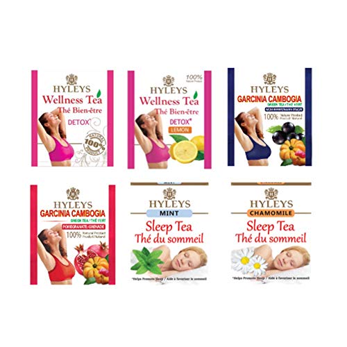 Hyleys Detox Tea for Cleanse and Weight Loss - 28 Day Kit - 84 Tea Bags (9 Pack) HYLEYS Au supplements