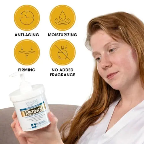 Advanced Clinicals Retinol Cream. Value Set- Two spa size 16oz bottles with pump Advanced Clinicals Au supplements