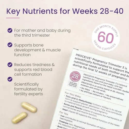 Proceive® Pregnancy Trimester 3 (28 Weeks) Pregnancy Vitamin & Mineral Supplements Proceive Au supplements