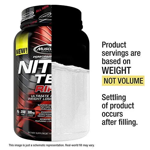 MuscleTech Nitro-Tech Ripped Lean Whey Protein Powder Whey Protein Isolate Weight MuscleTech Au supplements