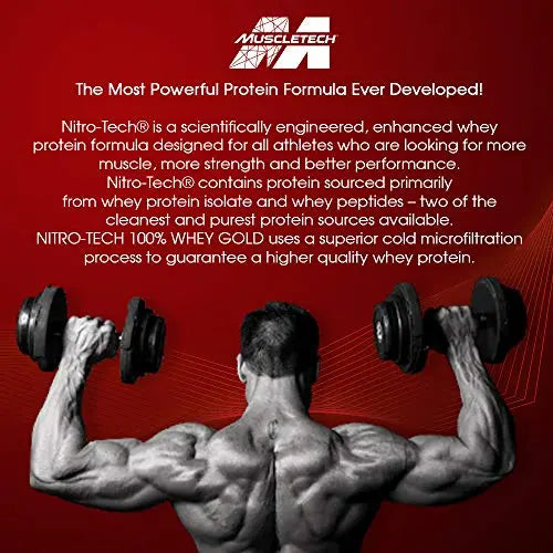 Whey Protein Powder - MuscleTech Nitro-Tech Whey Gold Protein Powder MuscleTech Au supplements