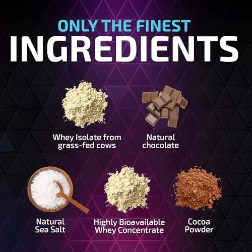Whey Protein Powder 24g - Chocolate Ice Cream Whey Isolate Protein for Muscle Growth Nature's Nutrition Au supplements