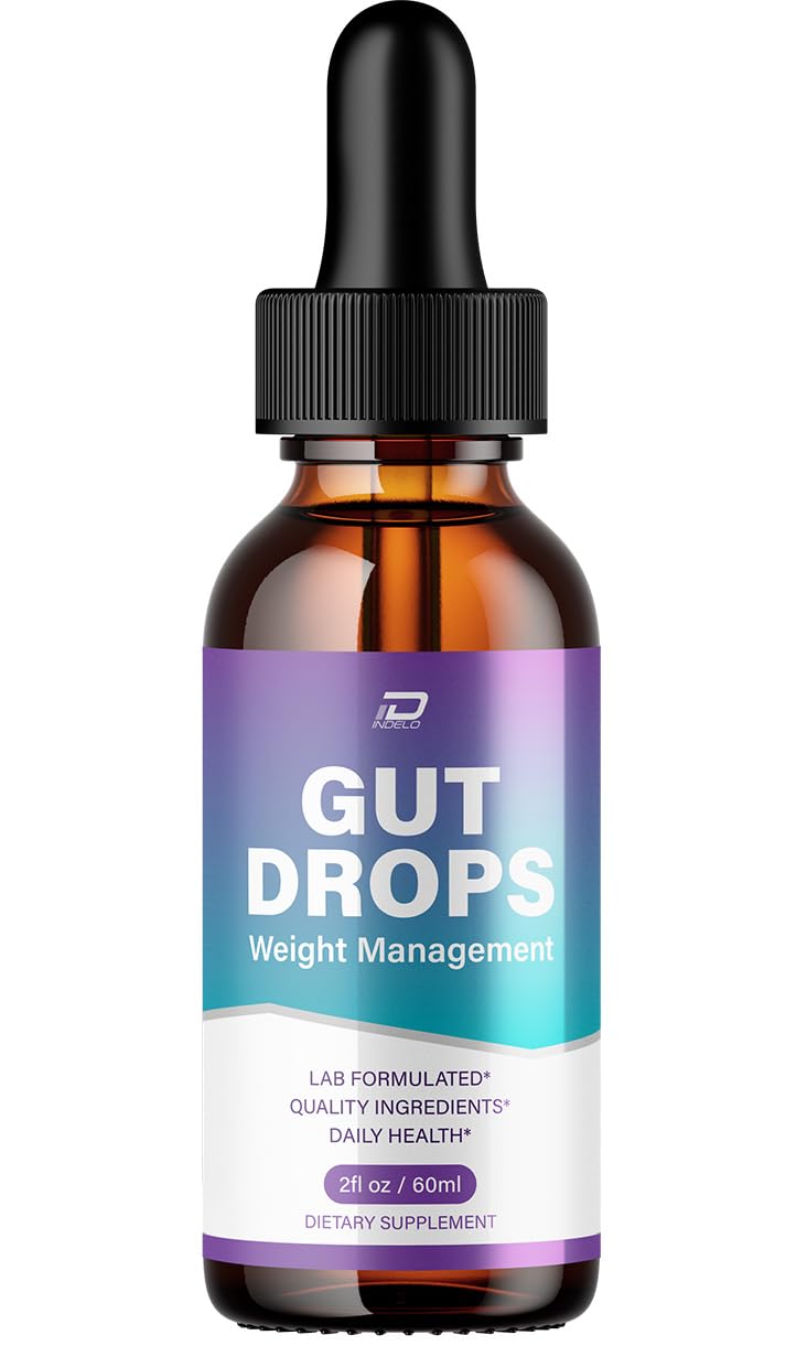 Indelo Gut Drops Healthy Formula – GutDrops All Natural Healthy Levels - Extra Strength Liquid, Reviews (1 Pack – 1 Month Supply) Indelo Au supplements