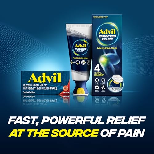 Advil Pain Reliever and Fever Reducer, Ibuprofen 200mg for Pain Relief - 300 Count, Advil PM Pain Reliever and Nighttime Sleep Aid, Ibuprofen for Pain Relief and Diphenhydramine Citrate - 2 Count Advil Au supplements