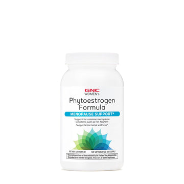 GNC Women's Phytoestrogen Formula, Supports Hormone and Mood Balance Plus Increased Energy, Targeted Relief for Menopause Symptoms, Daily Supplement, 120 Softgels GNC Au supplements