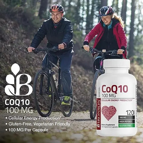 Bronson CoQ10 100 MG High Potency Cellular Energy Production, 60 Vegetarian Capsules Bronson Au supplements