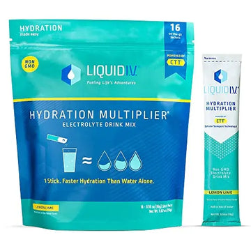 Liquid I.V. Hydration Multiplier - Lemon Lime - Hydration Powder Packets | Electrolyte Liquid I.V. Au supplements