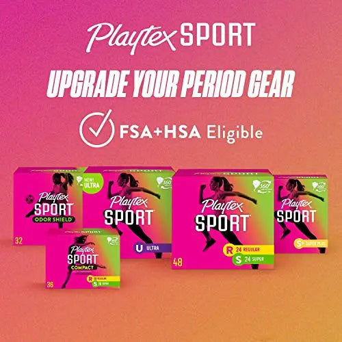 Playtex Sport Tampons, Multipack (24ct Regular/24ct Super Absorbency) PLAYTEX Au supplements