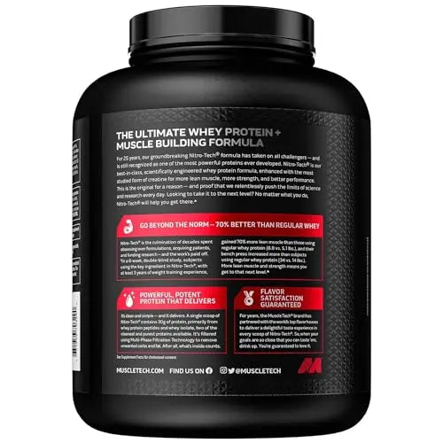 MuscleTech Whey Protein Powder | MuscleTech Nitro-Tech | Isolate & Peptides MuscleTech Au supplements