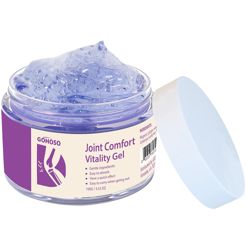 Joint Purple Gel, Cooling Massage Cream with Turmeric for Back, Neck, Joints & Muscles – Hydrating Gel for Active Lifestyles ENVISHA Au supplements