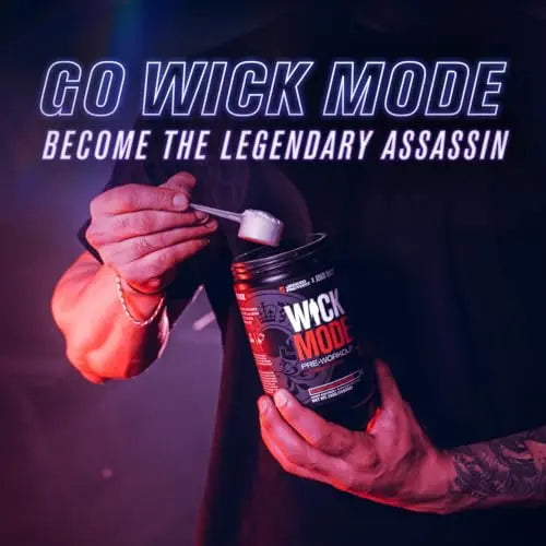 Jacked Factory X John Wick - Wick Mode Pre Workout Powder - Intense Energy, Battle-Rea Jacked Factory Au supplements