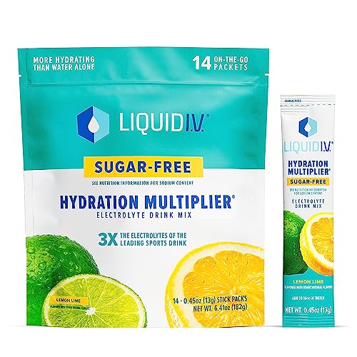 Liquid I.V. Sugar-Free Hydration Multiplier - Lemon Lime – Hydration Powder Packets Liquid I.V. Au supplements