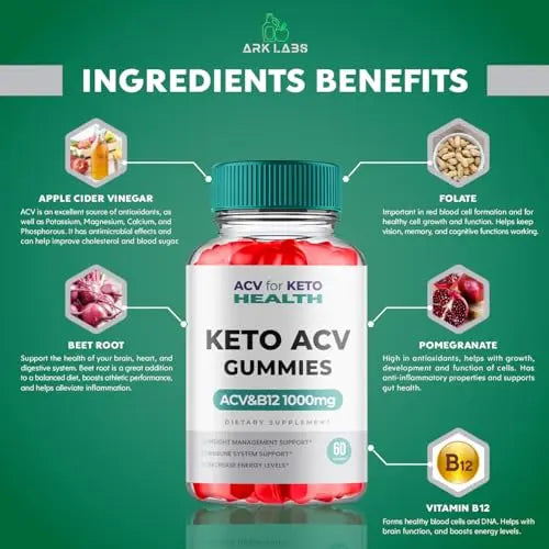 (2 Pack) ACV for Keto Health Gummies - ACV for Keto Health Gummies - ACV for Keto Health Ark Labs Au supplements