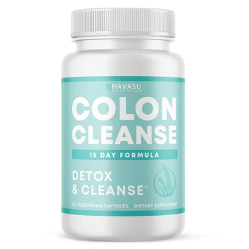 Colon Cleanse for Detox and Weight Loss | 15 Day Fast-Acting Detox Cleanse and Natural HAVASU NUTRITION Au supplements