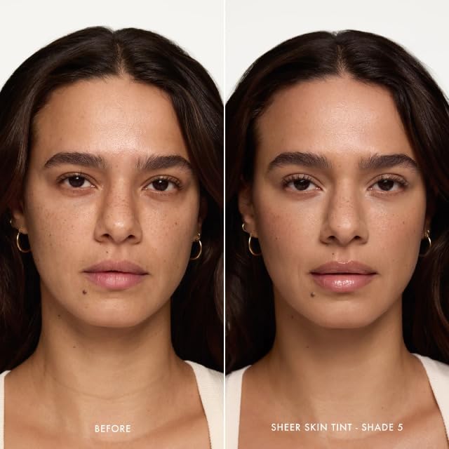 Summer Fridays Sheer Skin Tint - Skin Tint with Hyaluronic Acid - Helps Diminish Uneven Skin Tone - Sheer to Light Coverage - Shade 5 - Medium with Warm Neutral Undertones (1 Fl Oz) Summer Fridays Au supplements