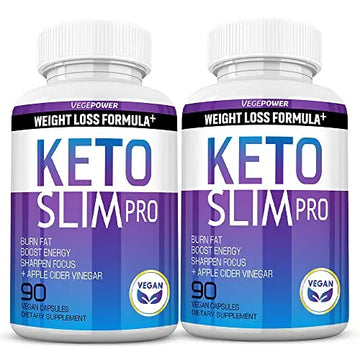 VEGEPOWER Keto Fast Diet Pills- Ketone Slim Pro 180 Capsules-Apple Cider Vinegar VEGEPOWER Au supplements