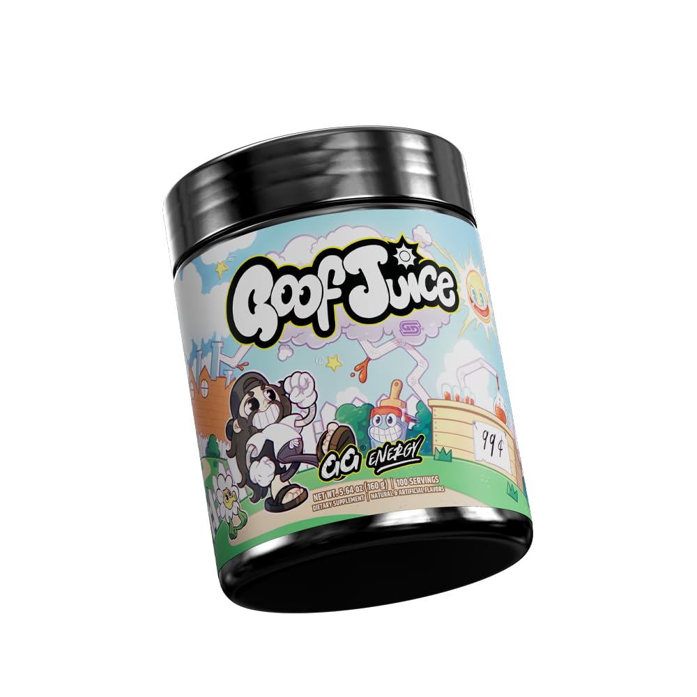 Gamer Supps GG Energy - Goof Juice by MoistCr1TiKaL (100 Servings) - Keto Friendly Gaming Energy and Nootropic Blend, Sugar Free + Organic Caffeine + Vitamins + Immune Support, Powder Drink Gamer Supps Au supplements