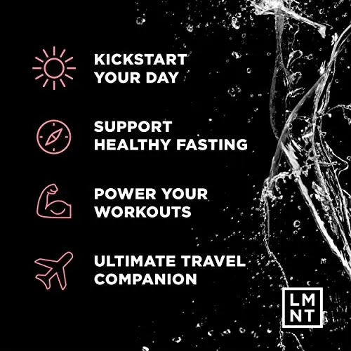 LMNT Zero-Sugar Electrolytes - Raspberry Salt - Hydration Powder Packets | No Dodgy Drink LMNT Au supplements