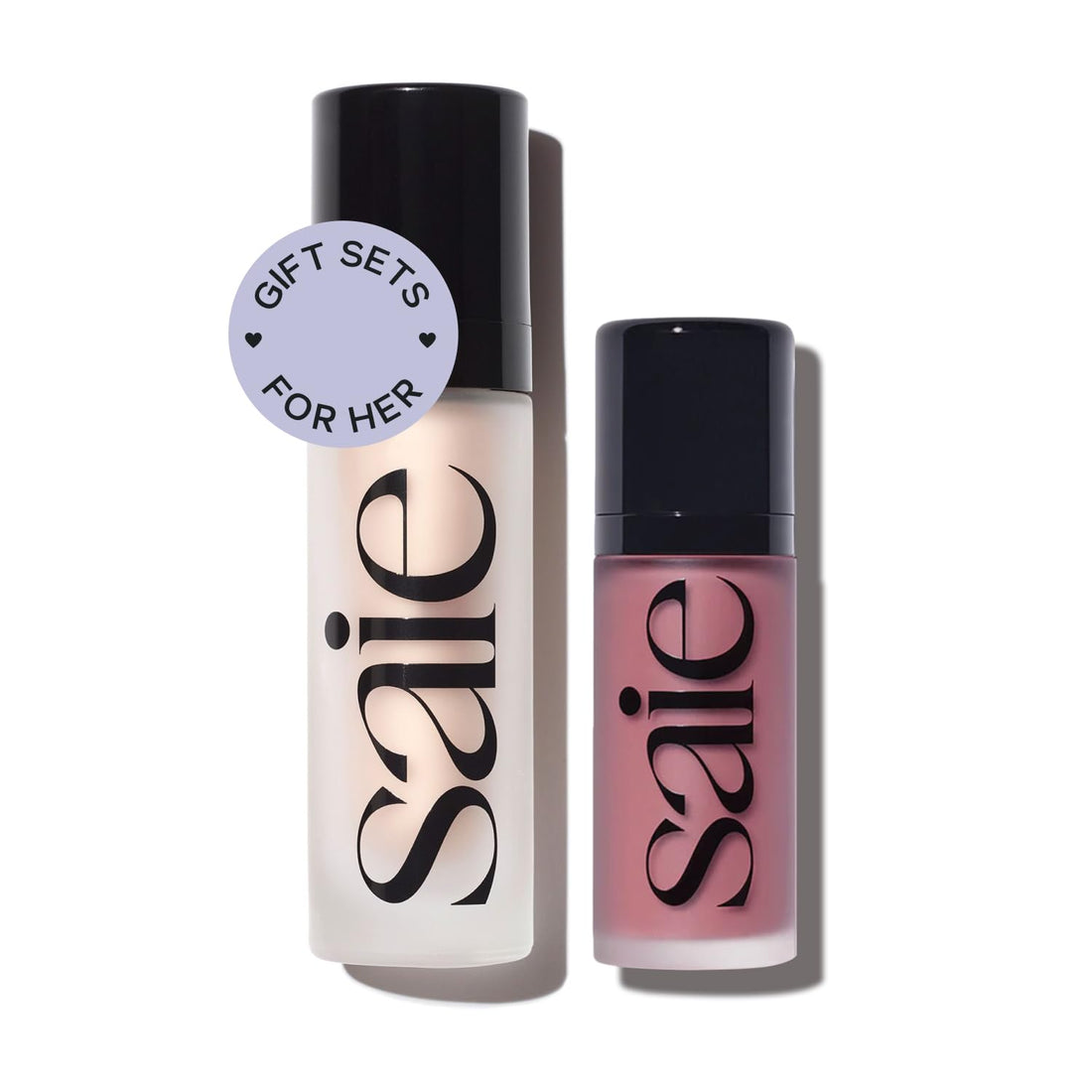Saie Radiant Glow Duo - Dew Liquid Blush (Chilly, .40 oz) + Glowy Super Gel (Starglow, 1 oz) - Hydrating Cream Blush & Illuminating Primer for a Luminous, Natural Finish Saie Au supplements