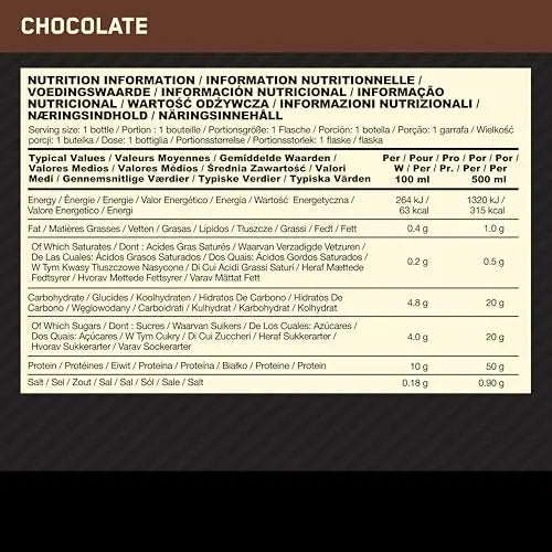 Optimum Nutrition High Protein Shake Bottles, Ready To Drink Healthy Snacks, No added Optimum Nutrition Au supplements