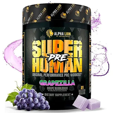ALPHA LION Superhuman Pre Workout Powder, Beta Alanine, L-Taurine & Tri-Source ALPHA LION Au supplements