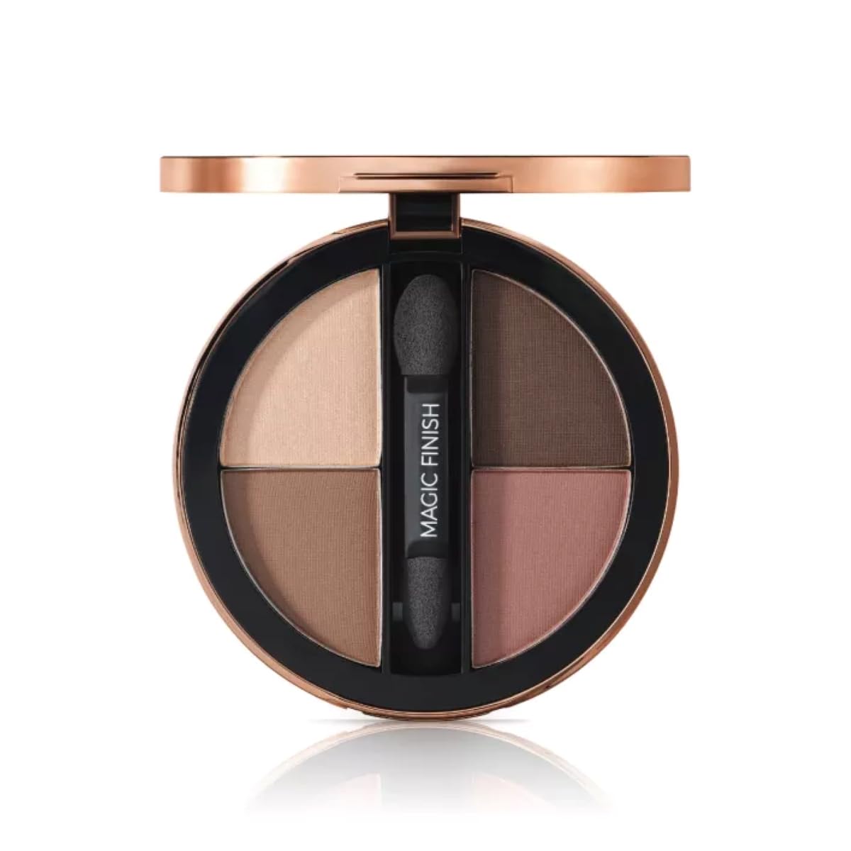 M. Asam MAGIC FINISH Eyeshadow Palette Satin Eyeshadow No. 1-4-in-1 make-up with hyaluronic acid, ultra-fine pigments, satin finish & intense color, case with mirror & applicator, 4 x 0.08 Oz M. Asam Au supplements