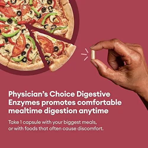 Physician's CHOICE Digestive Enzymes - Multi Enzymes, Organic Prebiotics & Probiotics Physician's CHOICE Au supplements