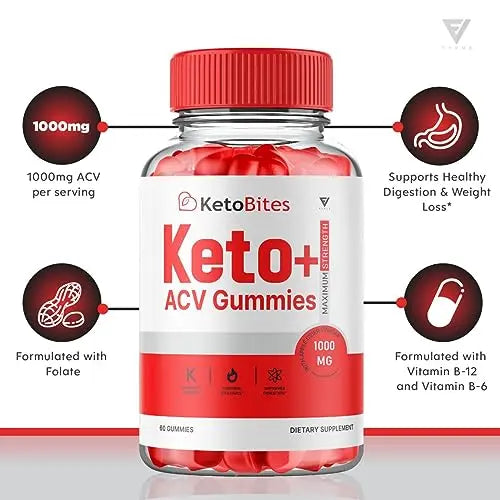 (3 Pack) Keto Bites ACV Gummies, KetoBites Keto ACV Gummies Advanced Weight Loss Fyvus Au supplements