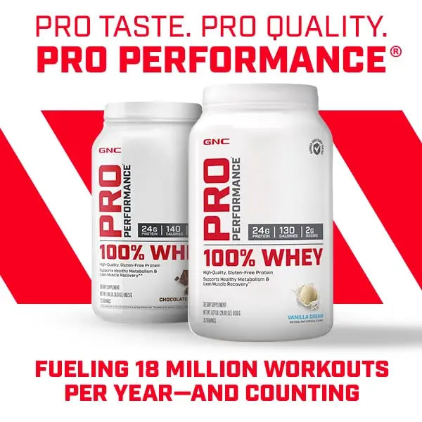 GNC Pro Performance 100 Whey Protein - Banana Cream 1.86 lbs. GNC Au supplements