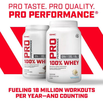 GNC Pro Performance 100% Whey Protein Powder - Creamy Strawberry, 25 Servings GNC Au supplements
