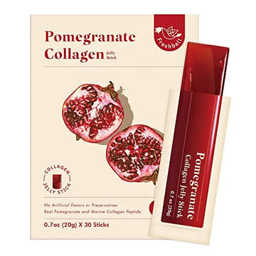 FRESHBELL Pomegranate Collagen Jelly Stick (20g x 30 sticks) Marine Collagen Peptide Freshbell Au supplements