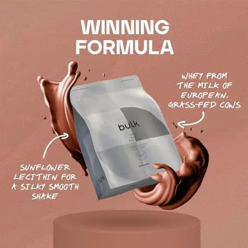 Bulk Pure Whey Protein Powder Shake, Chocolate Caramel, 2.5 kg, Packaging May Vary Bulk Au supplements