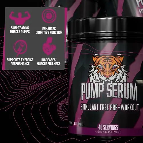 Huge Supplements Pump Serum, Stim Free Pre Workout and Nitric Oxide Booster Huge Supplements Au supplements