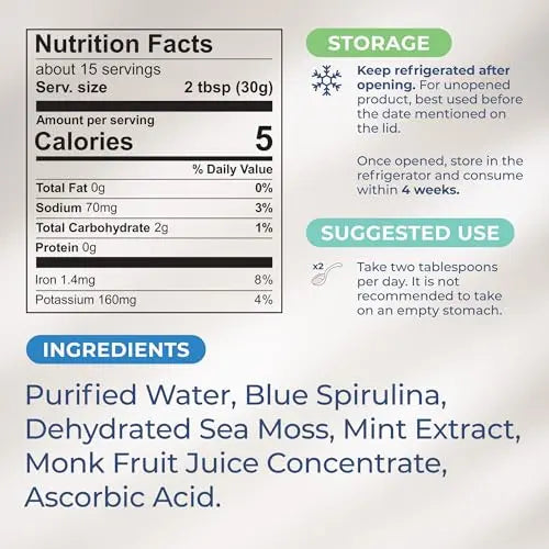 TrueSeaMoss Wildcrafted Irish Sea Moss Gel – Nutritious Raw Seamoss Rich in Minerals TrueSeaMoss Au supplements