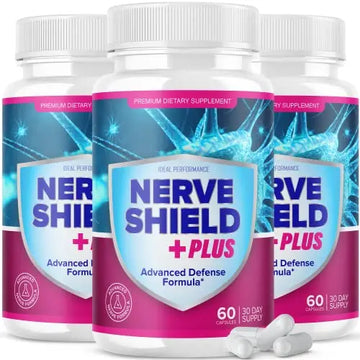 (3 Pack) Nerve Shield Plus Pills Original Supplement Advanced Nerve Formula IDEAL PERFORMANCE Au supplements