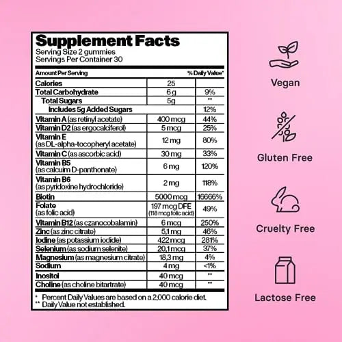 Bloom Hair Gummies for Faster Hair Growth & Biotin Vitamins for Rapid Hair Growth Bloom Hair Au supplements