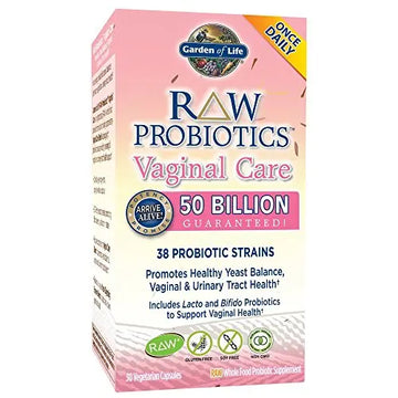 RAW Probiotics Vaginal Care-50 Billion Garden of Life 30 VCaps Garden of Life Au supplements