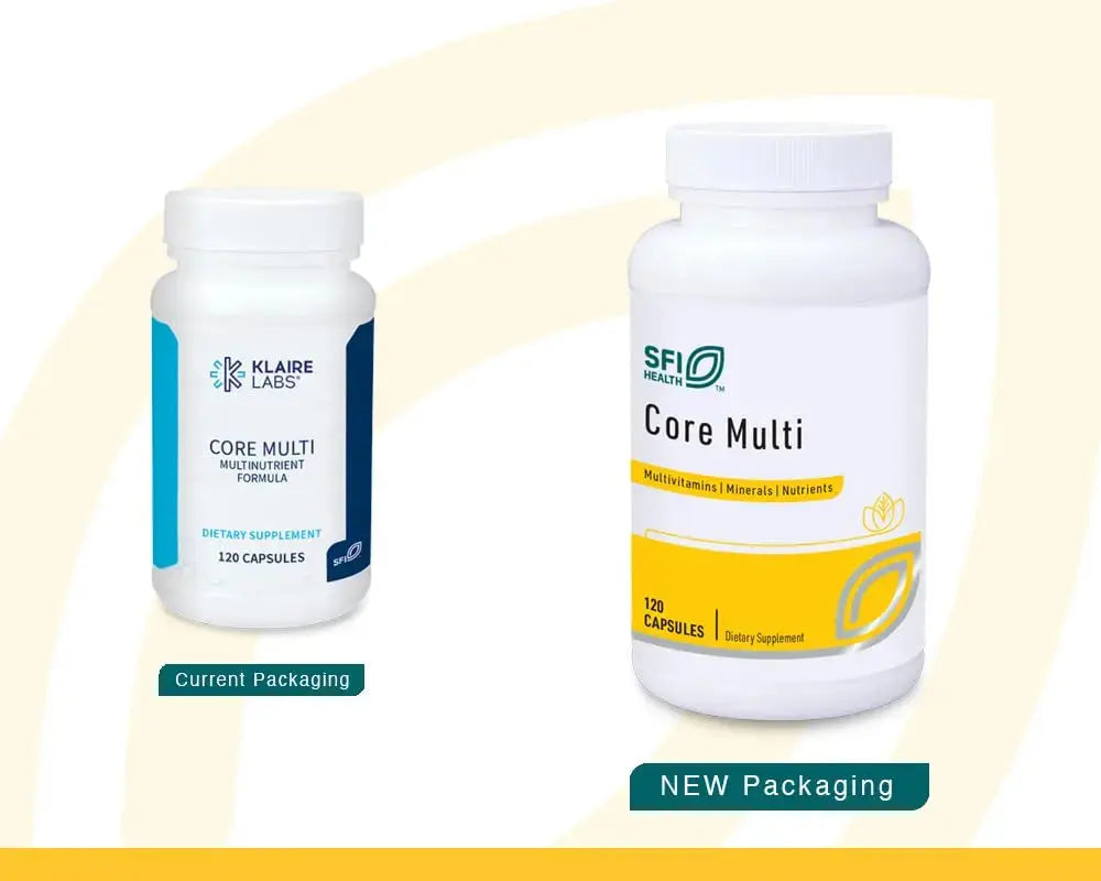 Klaire Labs SFI Health Core Multi - Multimineral & Multivitamin Supplement with No Iron - Vitamins & Chelated Minerals with Natural Mixed Carotenoids SFI Health Au supplements